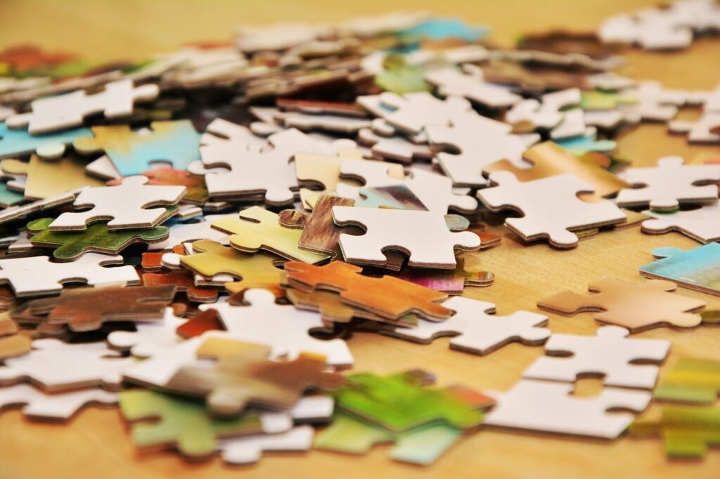pieces of the puzzle, puzzle, patience